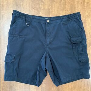 5.11 Tactical Men’s Cargo Shorts Navy Ripstop Utility Workwear Outdoor Size 42